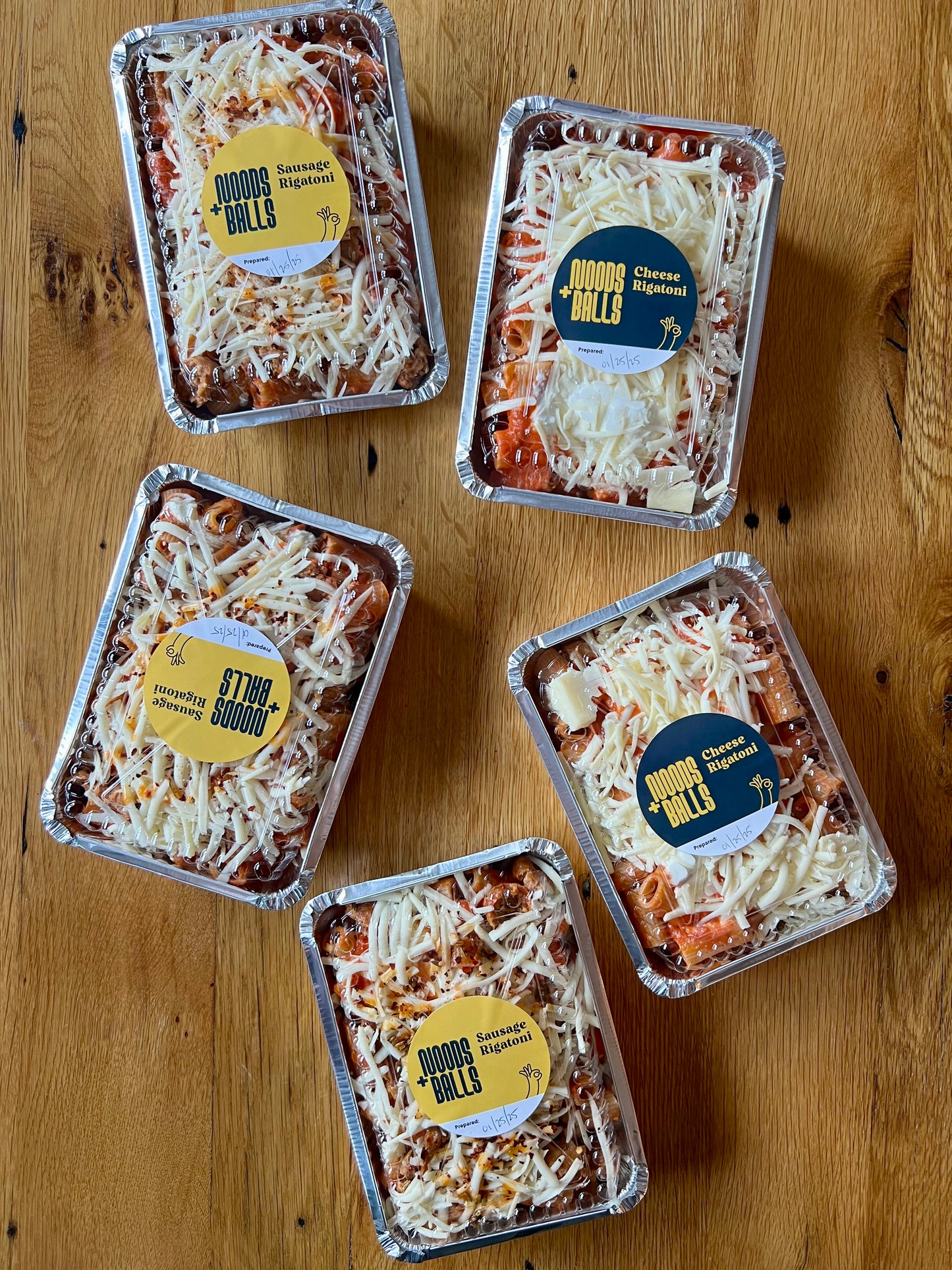 Spicy Sausage Baked Rigatoni